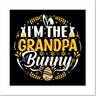 I'm The Grandpa Bunny funny easter t shirt Posters and Art